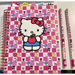 Hello Kitty And Friends® Tab Journal With 2 New Hello Kitty Pencils